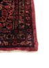 aalam red and orange wool hand knotted Rug - Corner aalam red and orange wool hand knotted Rug - Corner
