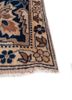 aalam blue wool hand knotted Rug - Corner aalam blue wool hand knotted Rug - Corner