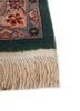 aalam pink and purple wool hand knotted Rug - Corner