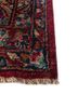 aalam red and orange wool hand knotted Rug - Corner