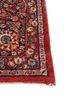 aalam red and orange wool hand knotted Rug - Corner aalam red and orange wool hand knotted Rug - Corner