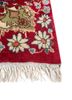 aalam blue wool hand knotted Rug - Corner aalam blue wool hand knotted Rug - Corner