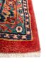 aalam blue wool hand knotted Rug - Corner
