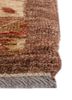 aalam red and orange wool hand knotted Rug - Corner aalam red and orange wool hand knotted Rug - Corner