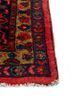 aalam red and orange wool hand knotted Rug - Corner aalam red and orange wool hand knotted Rug - Corner