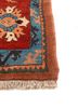aalam blue wool hand knotted Rug - Corner aalam blue wool hand knotted Rug - Corner