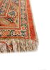 aalam red and orange wool hand knotted Rug - Corner aalam red and orange wool hand knotted Rug - Corner