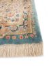 aalam blue wool hand knotted Rug - Corner aalam blue wool hand knotted Rug - Corner