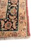 aalam red and orange wool hand knotted Rug - Corner