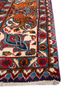 aalam red and orange wool hand knotted Rug - Corner aalam red and orange wool hand knotted Rug - Corner