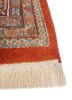 aalam blue wool hand knotted Rug - Corner aalam blue wool hand knotted Rug - Corner