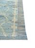 zuri blue wool hand knotted Rug - Corner zuri blue wool hand knotted Rug - Corner