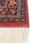 aalam red and orange wool hand knotted Rug - Corner aalam red and orange wool hand knotted Rug - Corner