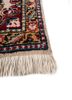aalam red and orange wool hand knotted Rug - Corner aalam red and orange wool hand knotted Rug - Corner