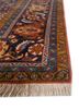 aalam blue wool hand knotted Rug - Corner aalam blue wool hand knotted Rug - Corner