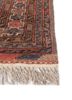 aalam red and orange wool hand knotted Rug - Corner