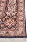 aalam blue wool hand knotted Rug - Corner aalam blue wool hand knotted Rug - Corner