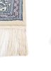 aalam blue wool hand knotted Rug - Corner aalam blue wool hand knotted Rug - Corner