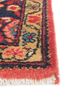 aalam red and orange wool hand knotted Rug - Corner aalam red and orange wool hand knotted Rug - Corner