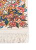 aalam blue wool and silk hand knotted Rug - Corner aalam blue wool and silk hand knotted Rug - Corner