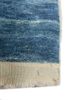 zuri blue wool hand knotted Rug - Corner zuri blue wool hand knotted Rug - Corner