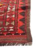 kiaan red and orange wool hand knotted Rug - Corner kiaan red and orange wool hand knotted Rug - Corner
