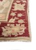 aalam red and orange wool hand knotted Rug - Corner aalam red and orange wool hand knotted Rug - Corner
