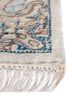 aalam blue wool hand knotted Rug - Corner aalam blue wool hand knotted Rug - Corner