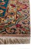 aalam red and orange wool hand knotted Rug - Corner aalam red and orange wool hand knotted Rug - Corner