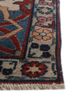 aalam blue wool hand knotted Rug - Corner aalam blue wool hand knotted Rug - Corner