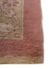aalam green wool hand knotted Rug - Corner