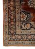 gulmarg red and orange silk hand knotted Rug - Corner gulmarg red and orange silk hand knotted Rug - Corner
