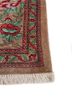 gulmarg red and orange silk hand knotted Rug - Corner gulmarg red and orange silk hand knotted Rug - Corner