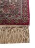 aalam red and orange wool hand knotted Rug - Corner aalam red and orange wool hand knotted Rug - Corner