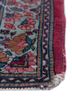 aalam pink and purple wool hand knotted Rug - Corner