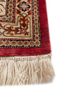 gulmarg blue silk hand knotted Rug - Corner