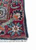 aalam blue wool hand knotted Rug - Corner aalam blue wool hand knotted Rug - Corner
