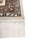 gulmarg red and orange silk hand knotted Rug - Corner