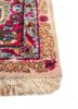aalam pink and purple wool hand knotted Rug - Corner aalam pink and purple wool hand knotted Rug - Corner