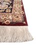 aalam red and orange wool and silk hand knotted Rug - Corner aalam red and orange wool and silk hand knotted Rug - Corner
