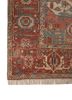 aalam red and orange wool hand knotted Rug - Corner aalam red and orange wool hand knotted Rug - Corner