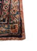aalam red and orange wool hand knotted Rug - Corner aalam red and orange wool hand knotted Rug - Corner