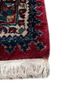 aalam red and orange wool hand knotted Rug - Corner