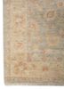 aalam blue wool hand knotted Rug - Corner aalam blue wool hand knotted Rug - Corner