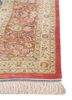 gulmarg red and orange silk hand knotted Rug - Corner gulmarg red and orange silk hand knotted Rug - Corner