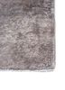 azalea grey and black wool and silk hand knotted Rug - Corner