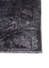 azalea grey and black wool and silk hand knotted Rug - Corner