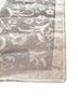 azalea grey and black wool and silk hand knotted Rug - Corner