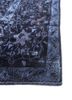 aalam blue wool and silk hand knotted Rug - Corner aalam blue wool and silk hand knotted Rug - Corner