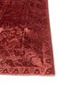 aalam red and orange wool and silk hand knotted Rug - Corner aalam red and orange wool and silk hand knotted Rug - Corner
